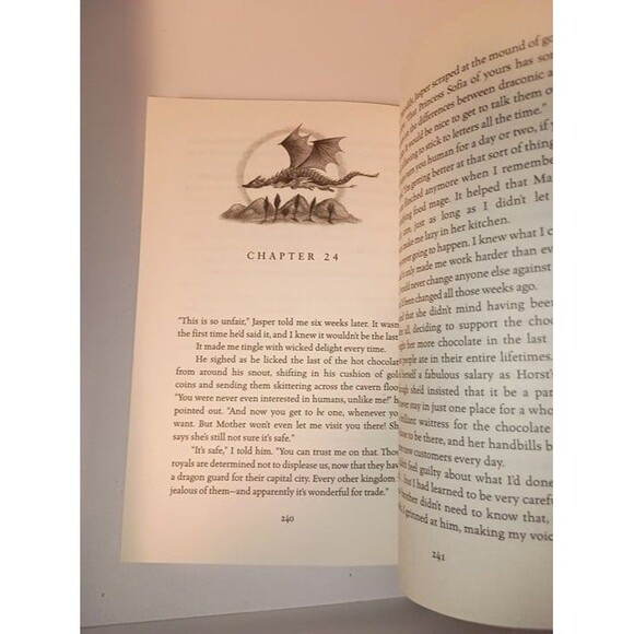 The Dragon with a Chocolate Heart book by Stephanie Burgis - Picture 4 of 4